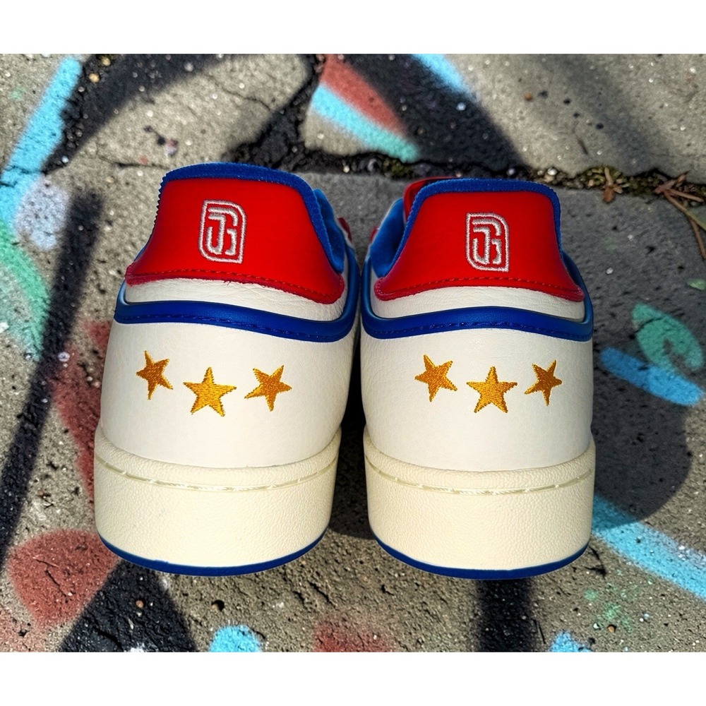 Mens Size 12 Adidas Centennial RM White Red Casual IH7742 NEW - Best 80's RETRO - Picture 6 of 10